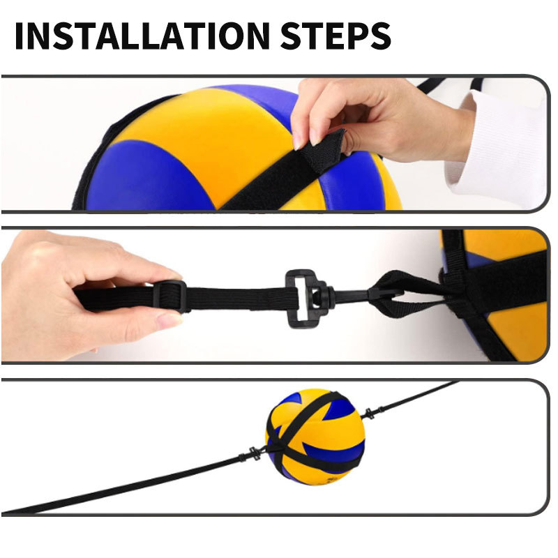 in stock cross-border for elastic jump touch high volleyball spike trainer adjustable volleyball training aids