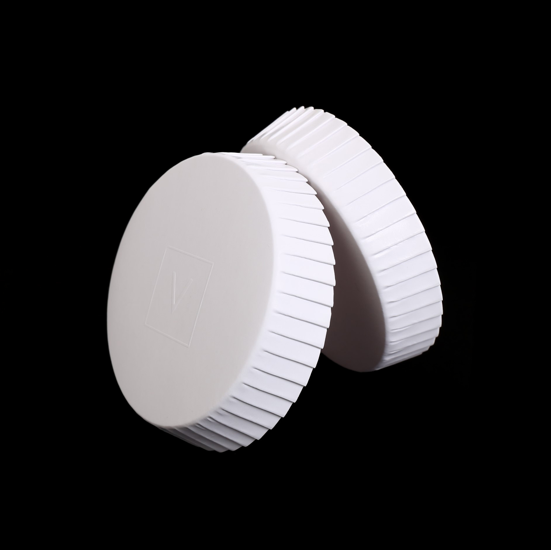 Disposable Cup Lid Paper Cup Lid with Printed Logo Hotel Room B&B Barber Shop Opening Cup 90 Caliber Stereo