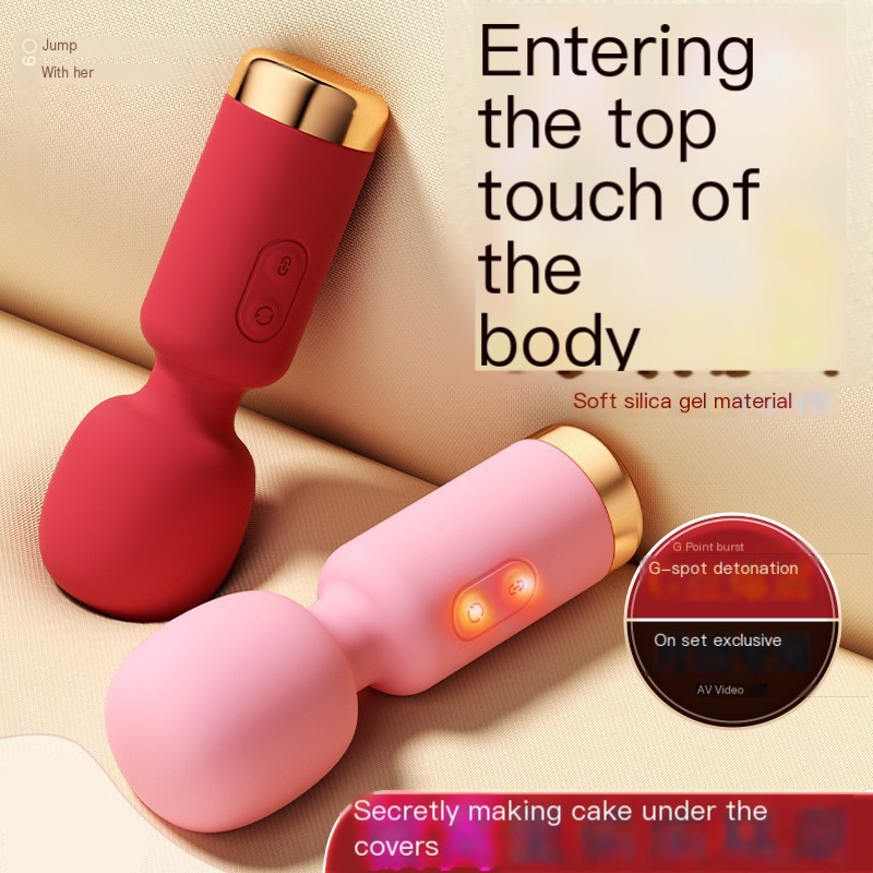 Cross-Border Adult Toys Mini Av Stick Vibrating Clitoral Orgasm Mini Body Ricochet Artifact Massage Stick
