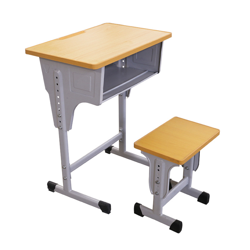 Primary and Secondary School Students' Class Seats Training School Desks and Chairs Tutoring Class Study Table and Chair Combination Set