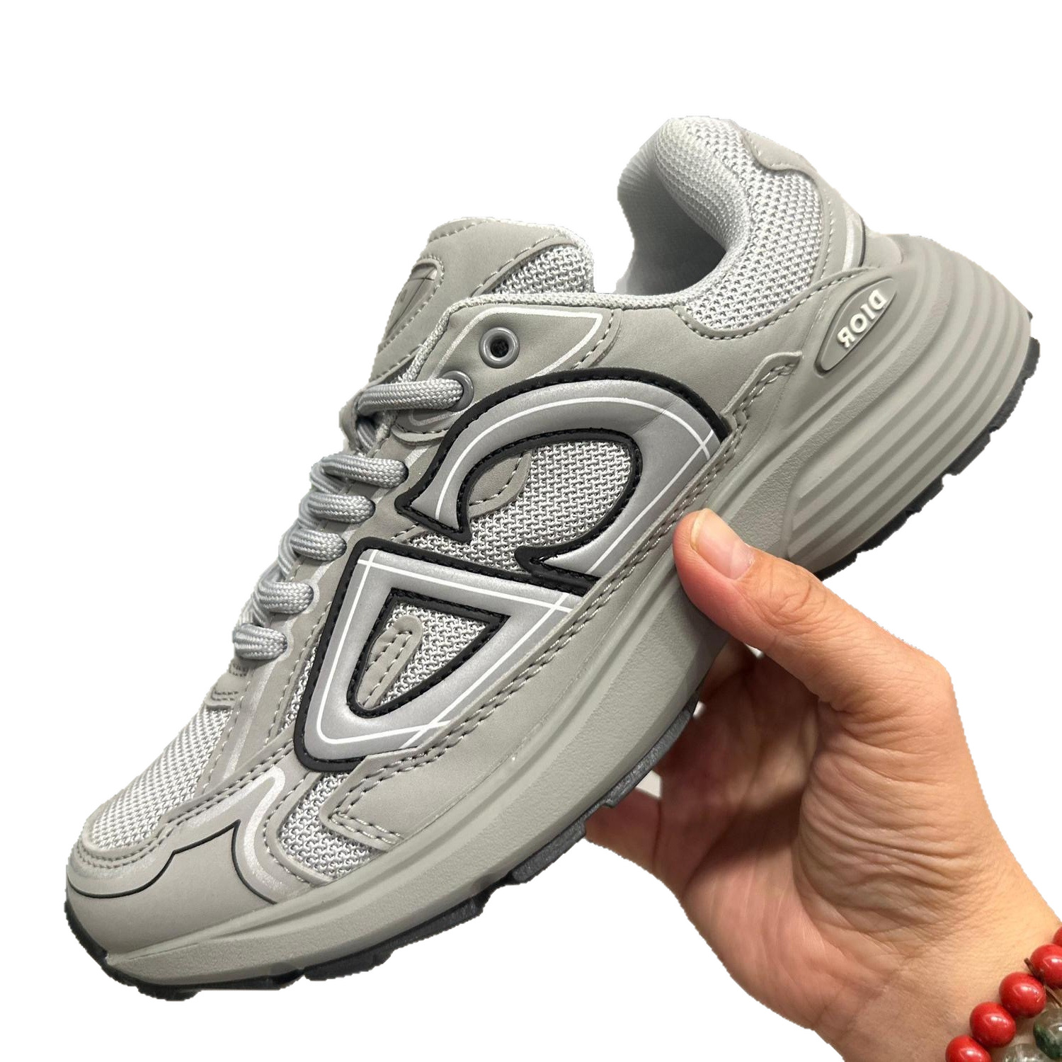 Foreign Trade Cd Large Size B30 Casual Logo Men's and Women's Trendy Breathable Sports Shoes Dad Reflective Shoes