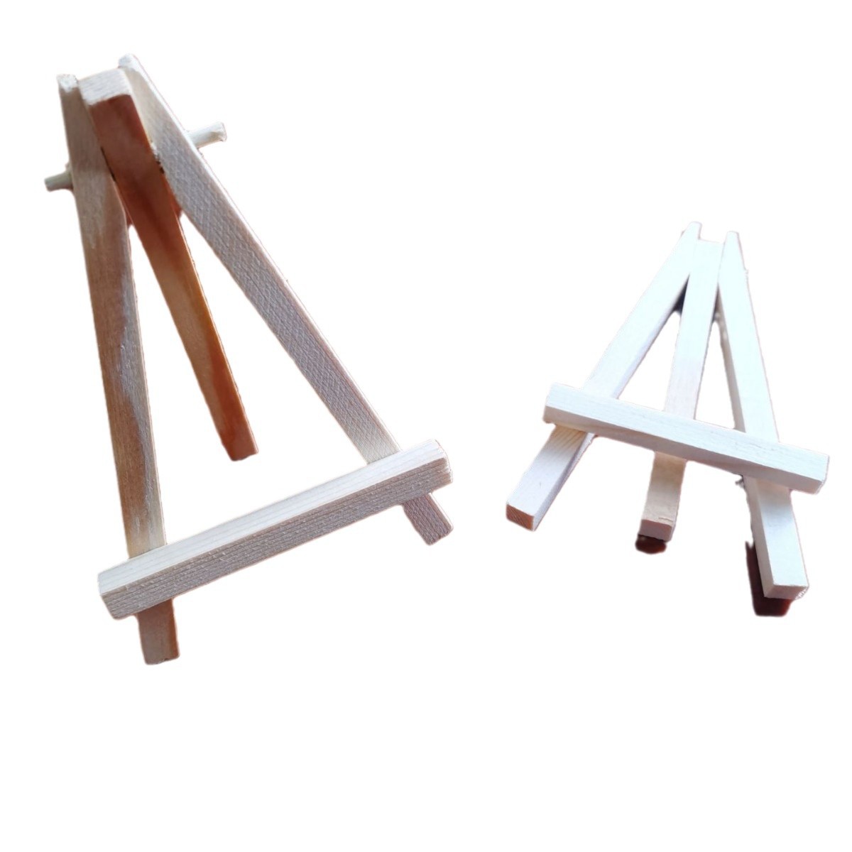 Pure Wood Mini Easel Picture Frame Wooden Pine DIY Decorative Ornament Desktop Phone Stand 8X15 Solid Wood