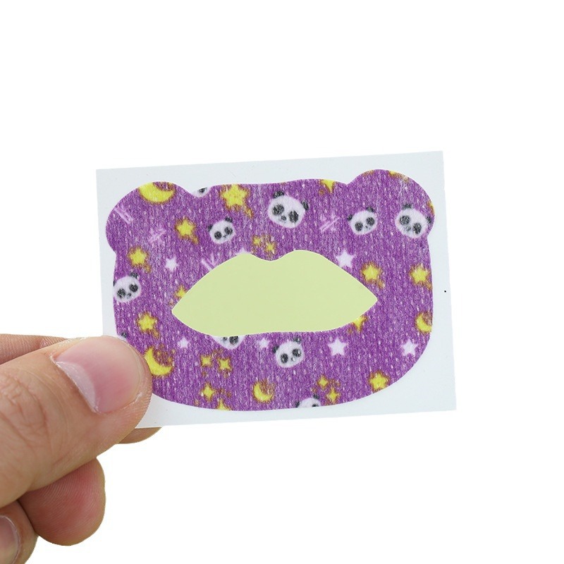 O-shaped lip patch anti-opening mouth sleep closed mouth patch children sleep closed mouth patch mouth breathing correction breathing patch
