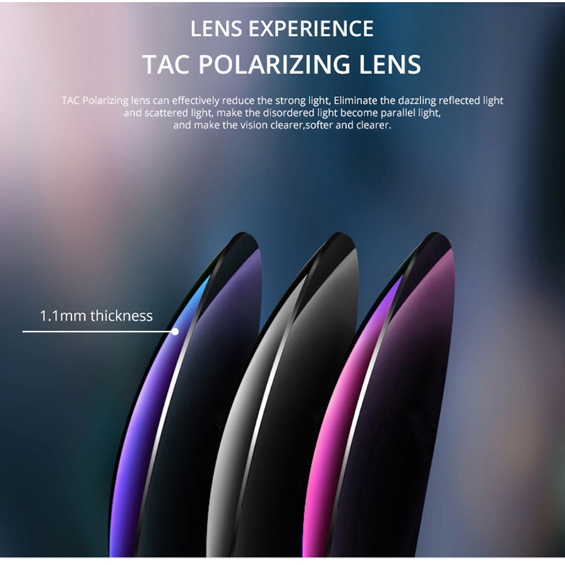 KDEAM outdoor polarized sunglasses square all-match sunglasses for men and women driving fishing glasses TAC1.1 KD101