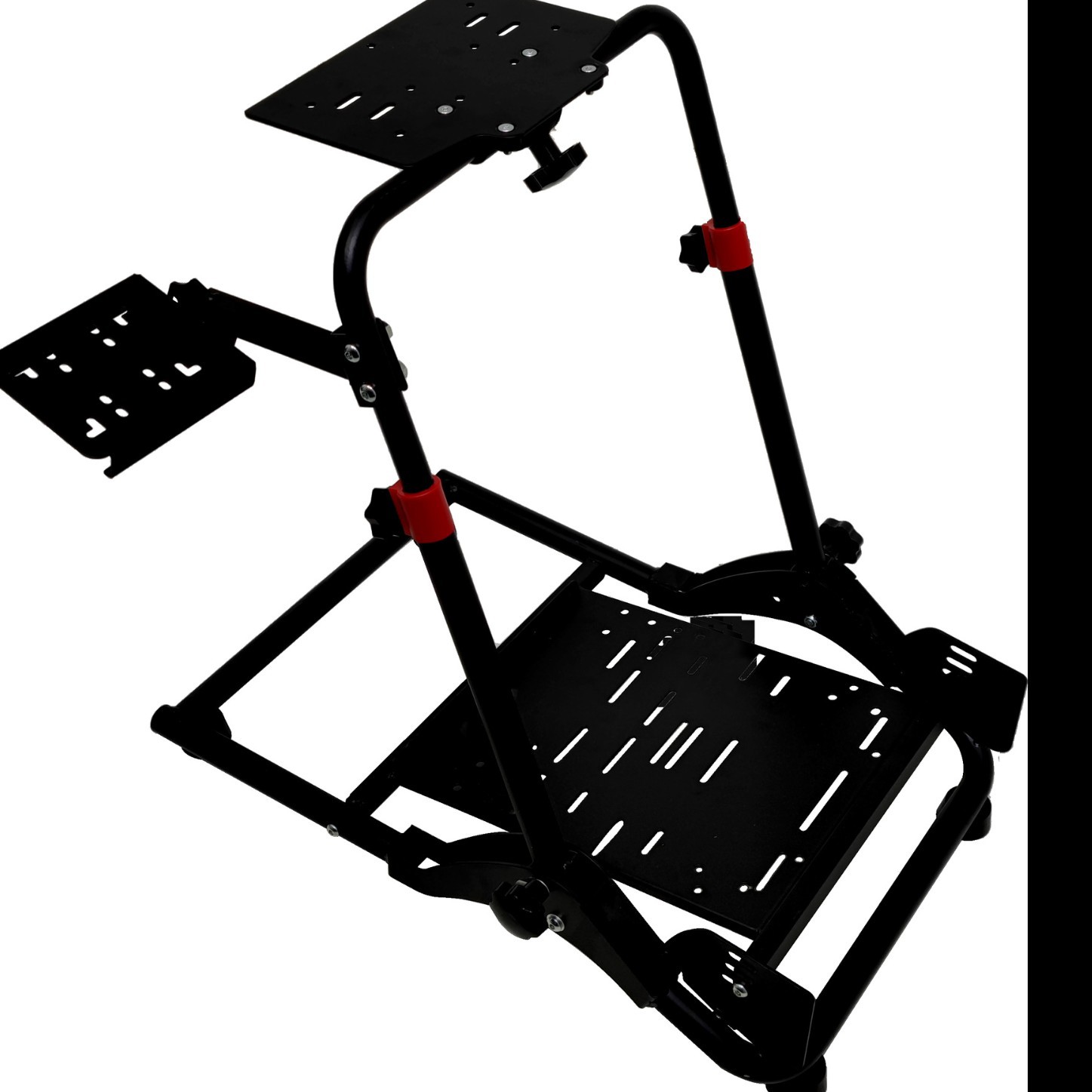 "X" frame racing simulator racing wheel frame steering wheel frame foldable tilt adjustable wheel frame