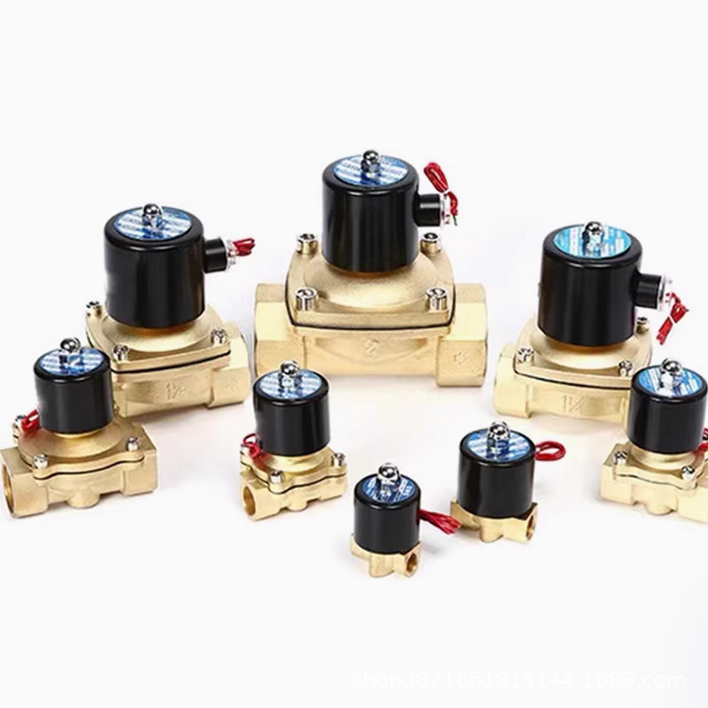 All Copper Normally Closed Solenoid Valve Water Valve Ac22V Ac380V Factory Direct Sales Free Shipping