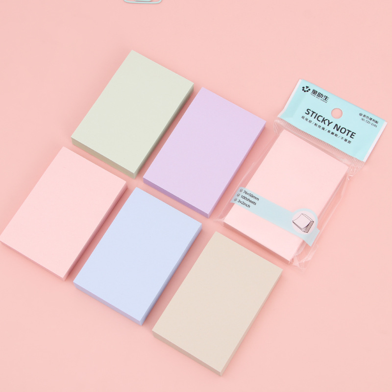 Morandi Color Post-it Notes Ins Office Color Student High Color Value Post-it Notes Post-it Notes Stationery Wholesale
