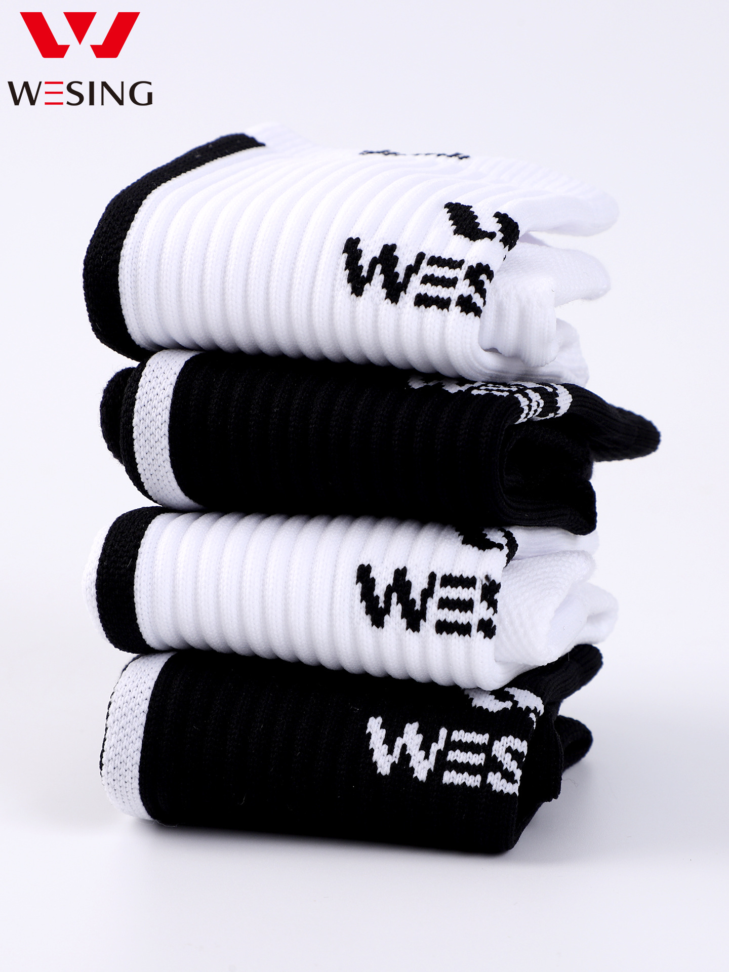 Jiurishan Sports Mid-Calf Socks Thickened Boxing Socks Men's Solid Color Breathable Summer and Autumn Sweat-Absorbent Socks New Products Wholesale