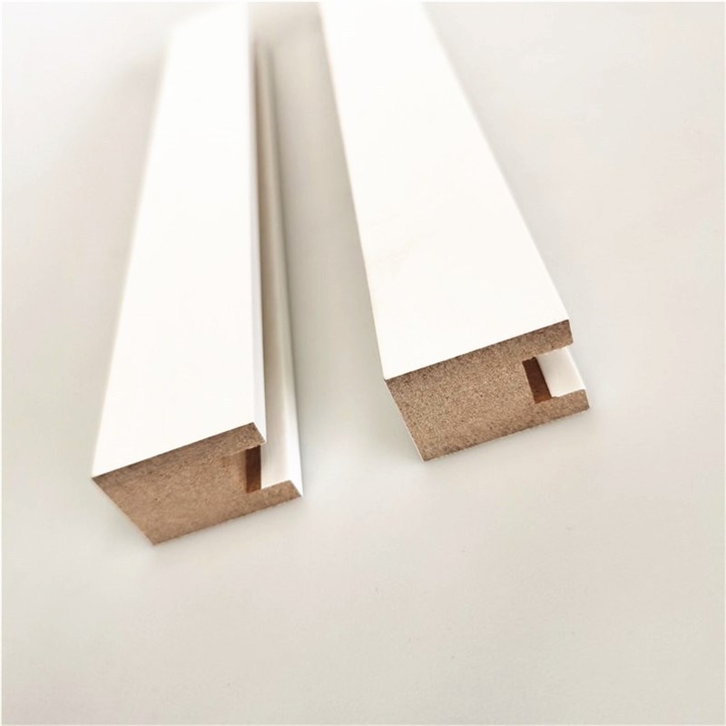 Factory Customized Wholesale Mdf Paper Covered Density Board Line Decorative Frame Calligraphy and Painting Border Strip Photo Frame Mounting Frame Strip