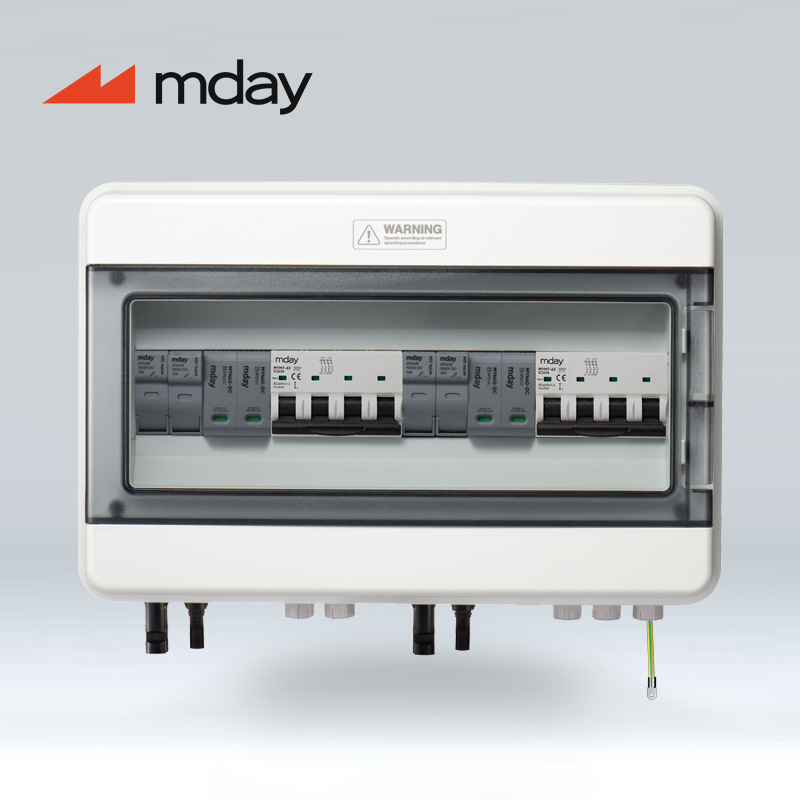 Solar Plastic Shell Pv Photovoltaic Combiner Box Dc1000V Photovoltaic Dc Photovoltaic Grid-Connected Complete Set of Combiner Box