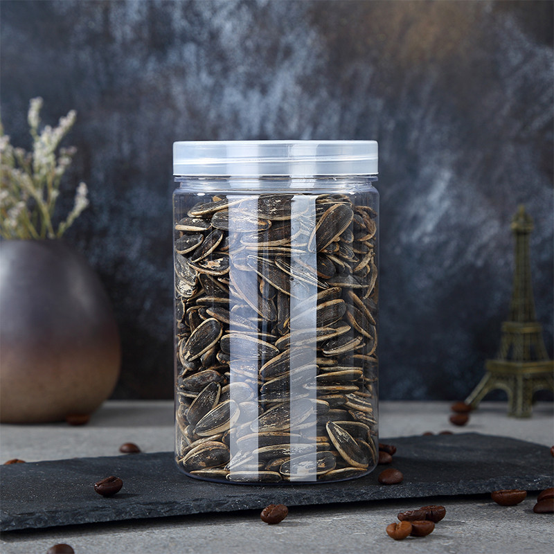 85 plastic bottle food grade transparent honey jar with lid scented tea nut bottle baby snacks wholesale