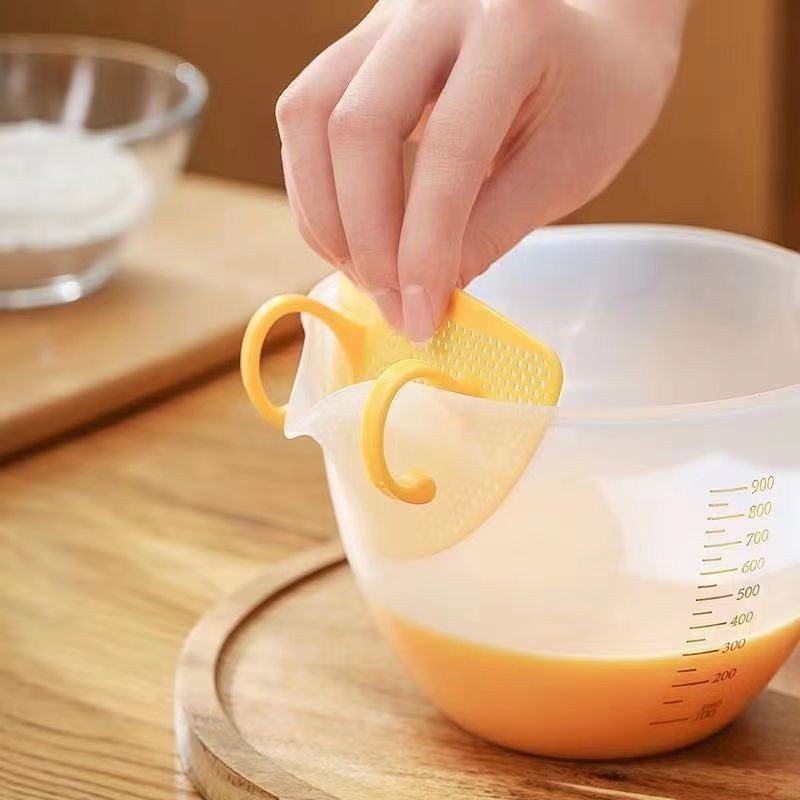 New egg filter bowl rice washing small fruit cleaning bowl egg cup direct food grade kitchen measuring cup with the same style