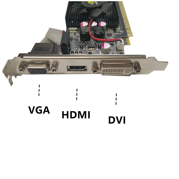 Brand New 610 Graphics Card Gt730 2Gb Office Graphics Card All-In-One Small Case Independent Graphics Card Half-Height Card