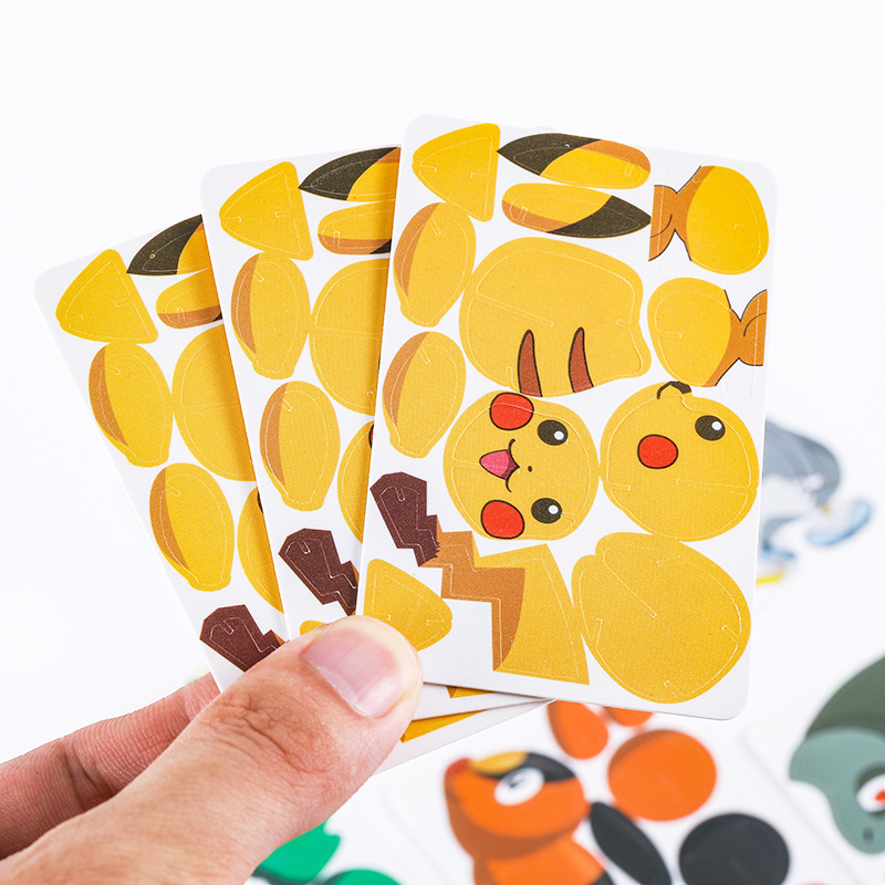 Plants vs Zombies three-dimensional puzzle 3D children's plastic diy puzzle Magic Baby Three Kingdoms killing puzzle