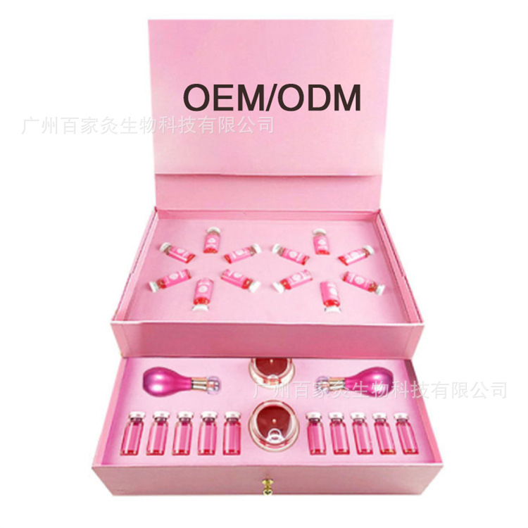 Breast Unblocking Set, Postpartum Breast Firming, Breast Unblocking Essential Oil Massage, Beauty Salon Pink Ribbon Set