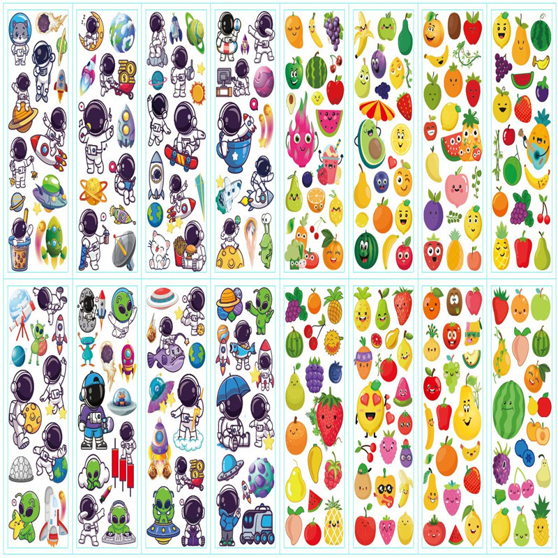 New 3D concave-convex stickers cute cartoon stickers boys and girls reward stickers children three-dimensional stickers baby gifts