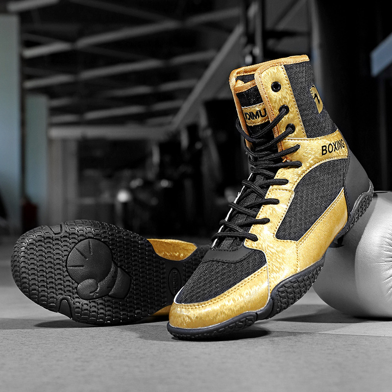 Боксерские туфли, мужские борцовские туфли, боевые туфли, тренировочные туфли, борцовские туфли, туфли Санда, боксерские ботинки, высокие туфли