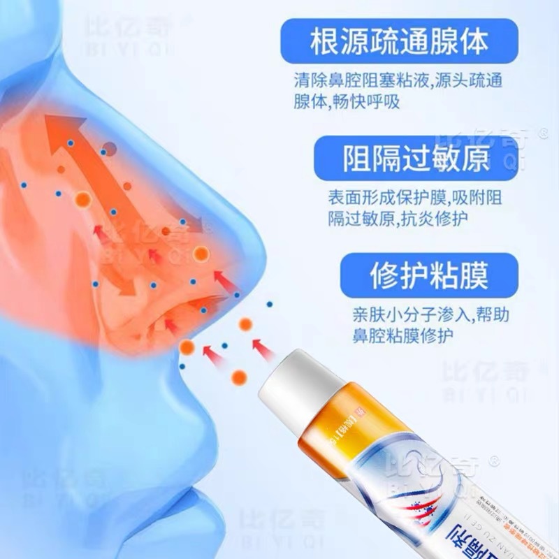 sunflower medical anti-nasal anti-allergic rhinitis nose allergen blocker gel dressing