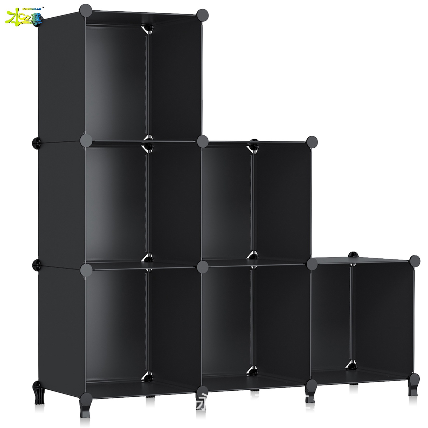 Customized Plastic Locker Cube Storage Manager Storage Rack Shelf Storage Rack Pp Cabinet Multi-Function