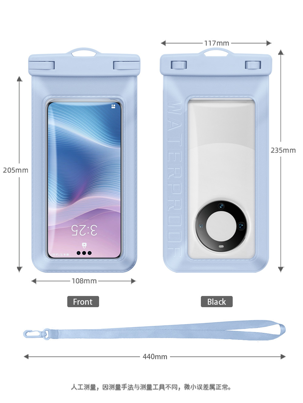 Source Factory New Mobile Phone Waterproof Bag Transparent Swimming Waterproof Bag Large Size Mobile Phone Waterproof Case with Logo