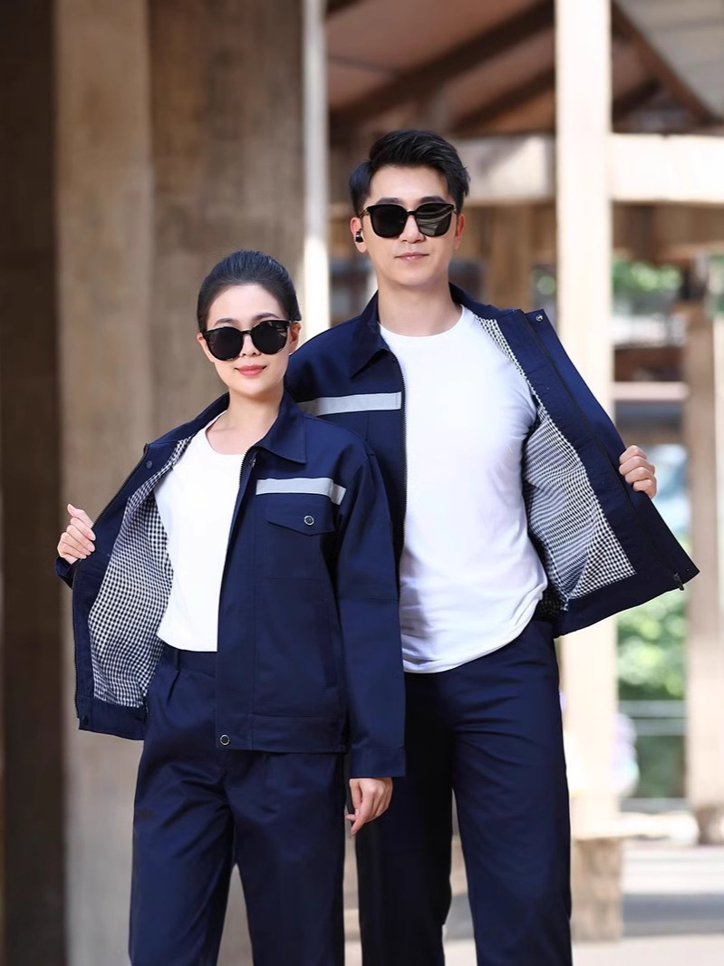 Весенне-осенние двухслойные утолщенные дышащие и износостойкие рабочие одежды, униформа для мужчин, защитная одежда для строительных работ