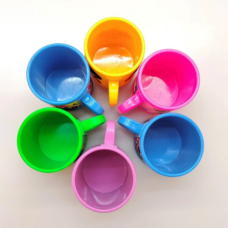 Wholesale children's 200ml direct drink cup milk water Cup household anti-Fall Cup PVC soft rubber cover leather mouth Cup cartoon Cup