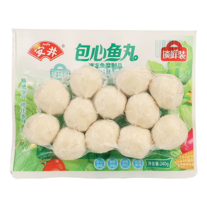 Anjing Hot Pot Meatballs Chaoshan Urine Beef Balls Fish Balls Fish Tofu Meatballs Shrimp Slippery Balls Malatang Ingredients Wholesale
