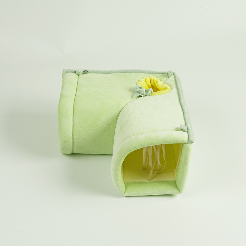 Rabbit Right Angle Cage Inner Tunnel Hammock Ji Zi Pet Nest Hamster Semi-Enclosed Channel Small Zhu Rat Corner Hanging Nest