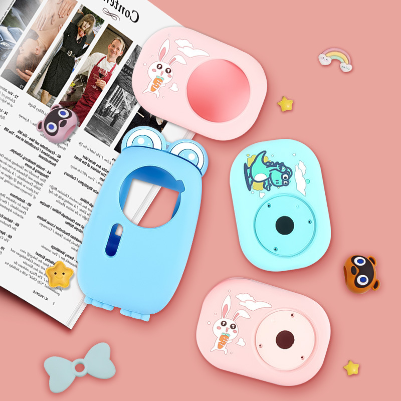 Cross-border New Mini Camera Cartoon Animation Doll Silicone Protective Case Drop-resistant Children's Camera Silicone Protective Case