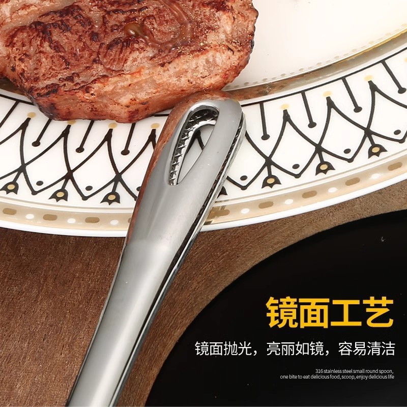 304 Stainless Steel Korean Barbecue Tongs for Home Kitchen, Extended Barbecue Tongs, Food Tongs, Commercial Thickened Steak Tongs