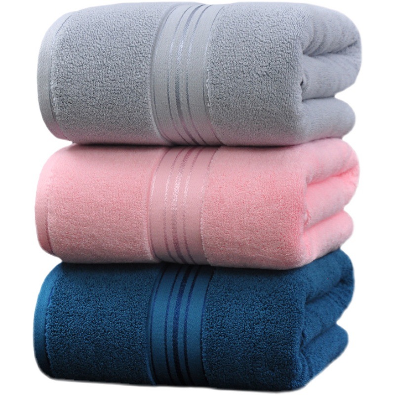 Export five-star hotel high-grade cotton bath towel women's winter 2024 new cotton men's couple solid color wrap towel