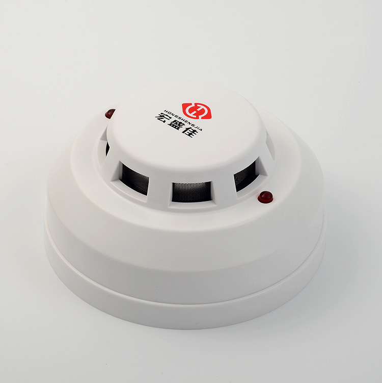 RS485 communication smoke temperature and humidity sensor intelligent smoke temperature composite integrated transmitter alarm