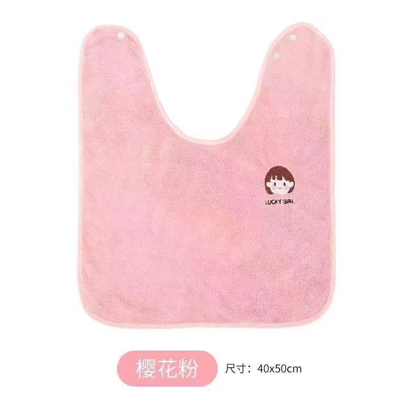 [Waterproof bib] children's wash towel children's towel brushing face mouthwash towel baby face wash bib