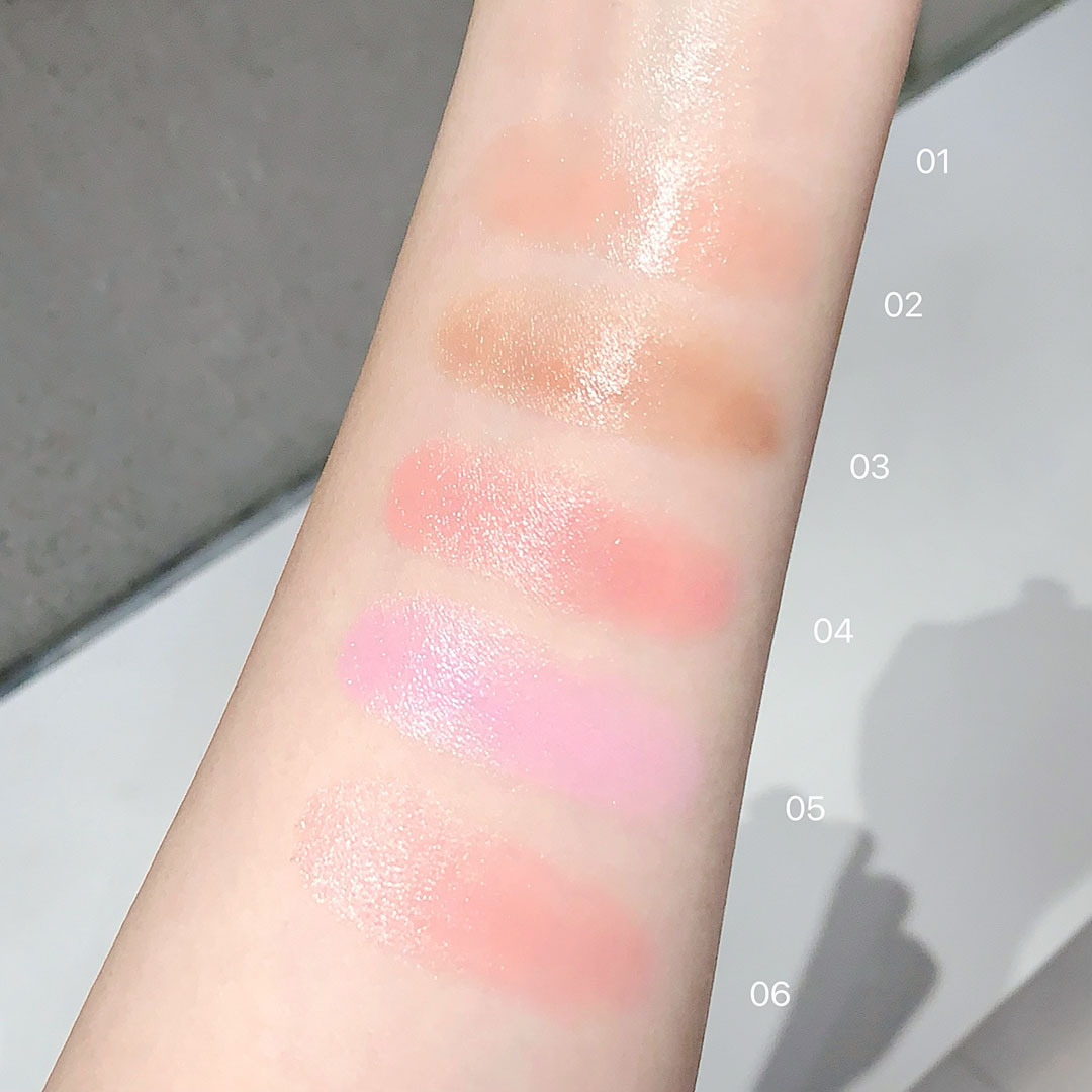 Cappuvini Rabbit Water Light Multi-use Cream Moisturizing Swelling Color High Glow Blush Tender Nude Makeup Rouge