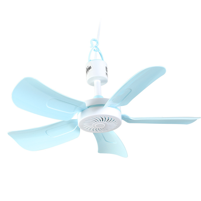 Household Large Wind Small Ceiling Fan Student Dormitory Bed Hanging Small Fan Suspender Mosquito Net Sound Electrostatic Fan 1