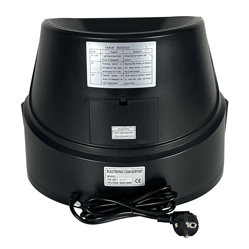 9004 LCD screen coin sorter multinational coin counting machine money sorting machine counting machine Total amount