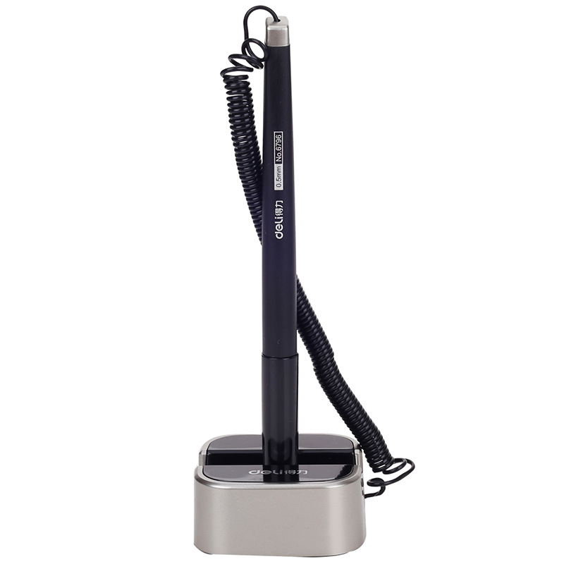 Deli 6796 pen business neutral pen bank front desk sign pen desktop desktop pen counter pen table pen wholesale