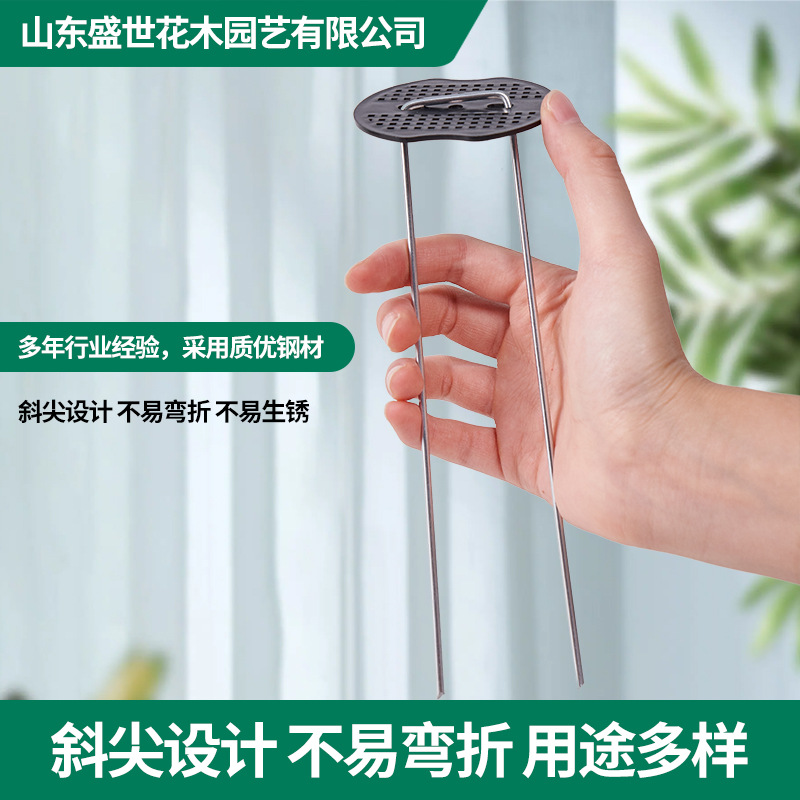 U-Shaped Ground Nails, Outdoor Lawn Mulch Nails, Grass-Proof Cloth Ground Nails, Geotef Grille, U-Shaped Nails, Insulated Layer Nails, Galvanized Nails