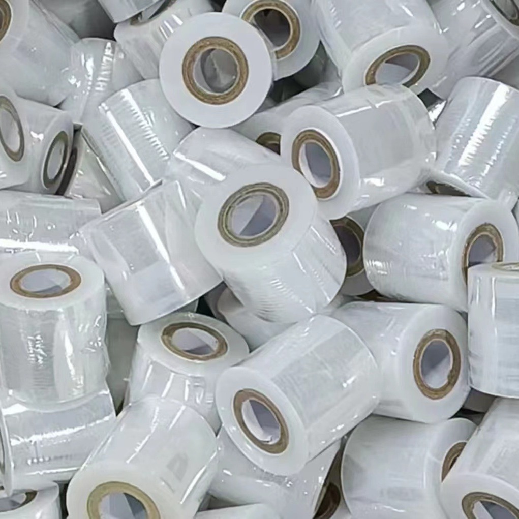 Маленькая рулонная упаковочная пленка ПЭ, толстая прозрачная самоклеящаяся защитная пленка для промышленного использования