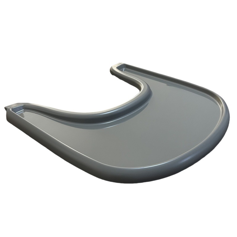 Children's Growth Chair Glossy Dinner Plate Baby's Dining Chair Tray Dinner Plate Mirror Glossy Dinner Bowl High Chair Plate