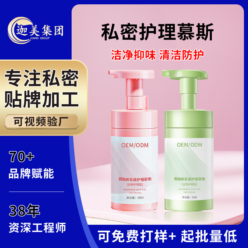 OEM производитель гинекологического мусса, очищение и антибактериальное средство, индивидуальная настройка