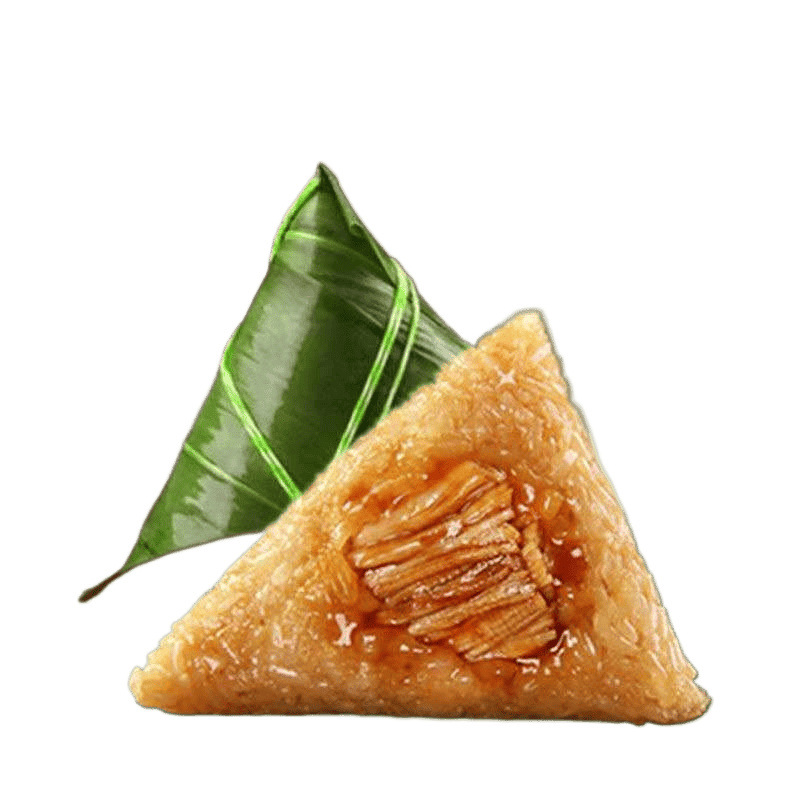 Jiaxing Zongzi Fresh Meat Zongzi Fresh Meat Zongzi Dragon Boat Festival Breakfast Instant Zongzi Wholesale Fresh Meat Egg Yolk Zongzi 180g