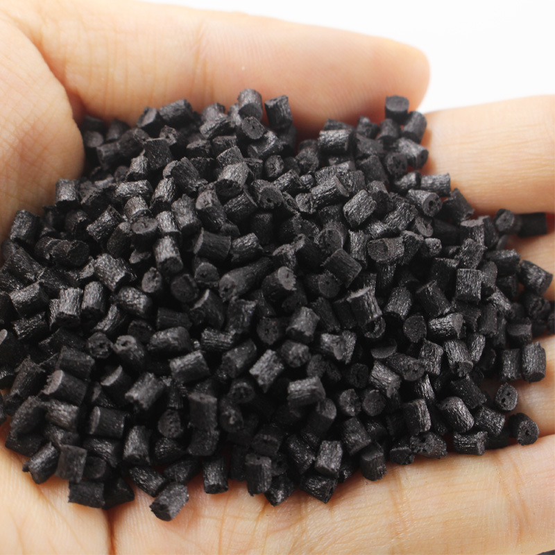 Manufacturer's Spot Black Pa66 Recycled Plastic Particles Black Pa66