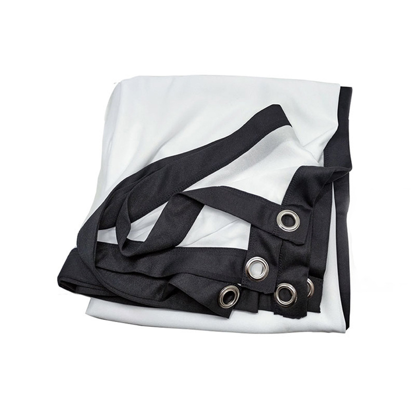 Projector Curtain Household Polyester Foldableing White Soft Curtain 100 120inch Outdoor High-Definition Movie Projection Curtain