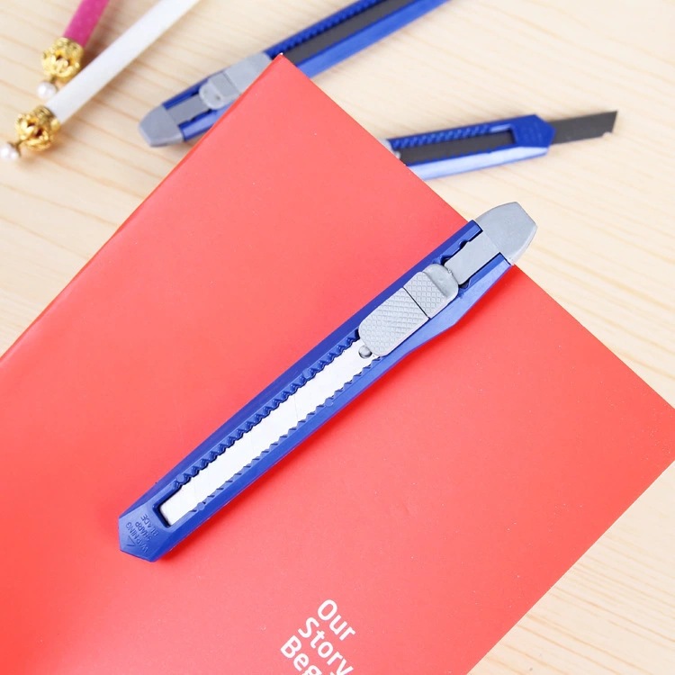 Ultra-Sharp Portable Plastic Colorful Office Utility Knife Unboxing Tool Knife Student Stationery Knife Handmade Paper Knife
