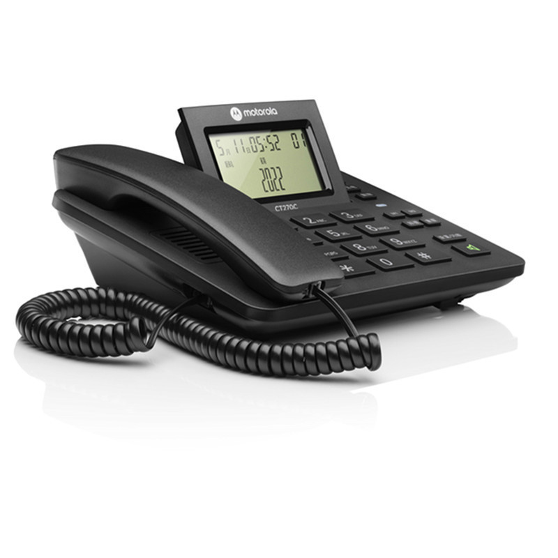 Motorola CT270C wired telephone landline home telephone office sitting fixed telephone landline shaking