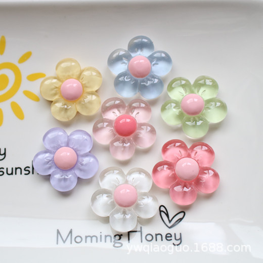 DIY акриловые аксессуары прозрачный цветок для украшений