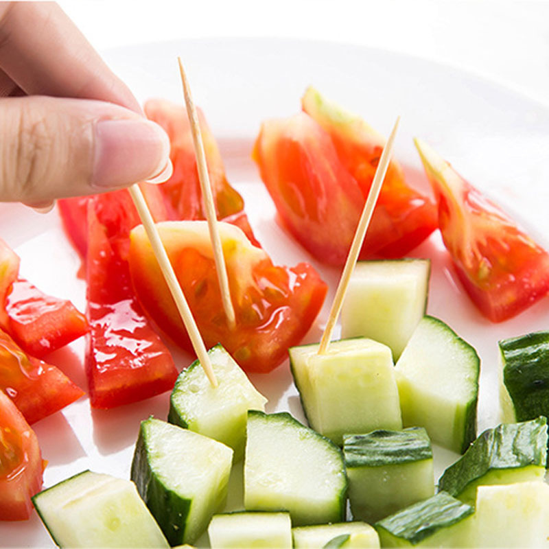 Double-Headed Environmentally Friendly Bamboo Toothpicks in Bulk for Home and Hotel Disposable Bamboo Bags Portable Ultra-Fine Bamboo Toothpicks