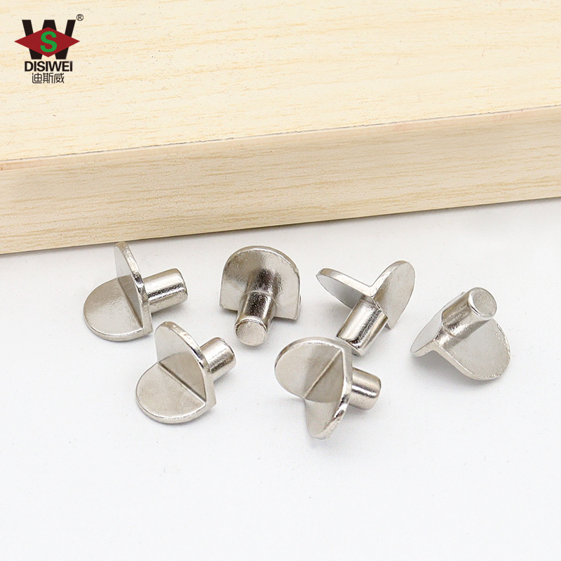 Disway solid seven-character laminate tray thickened zinc alloy glass partition tray cabinet bracket shelf tip wholesale