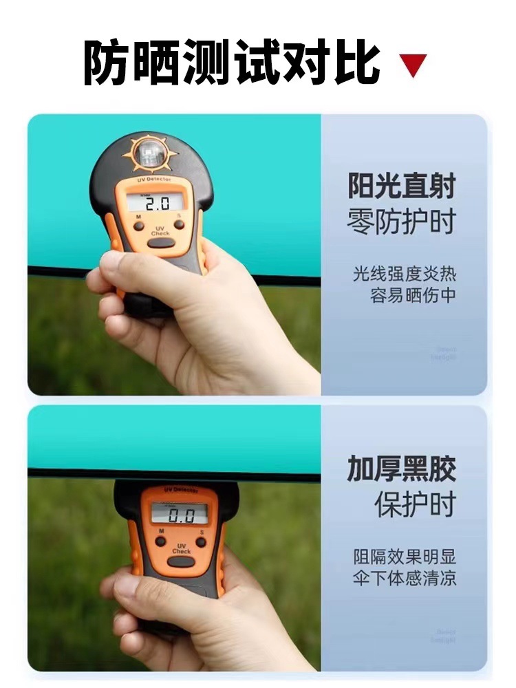 Fishing Umbrella Special 2024 New Factory Wholesale Double Layer Black Glue Rainproof Sunshade Fishing Umbrella Thickened Wind-Resistant Fishing Umbrella